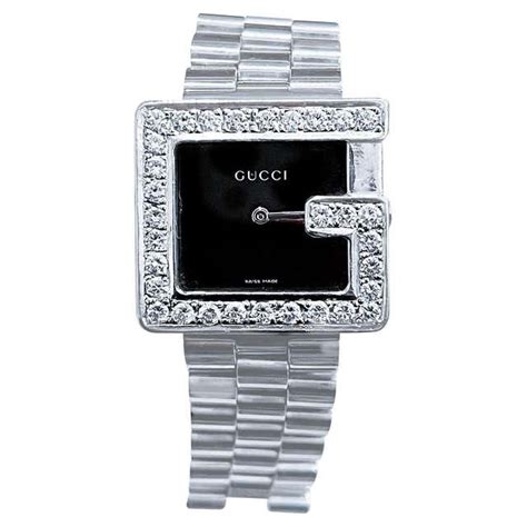 blue diamond gucci watch|gucci watch diamond bezel.